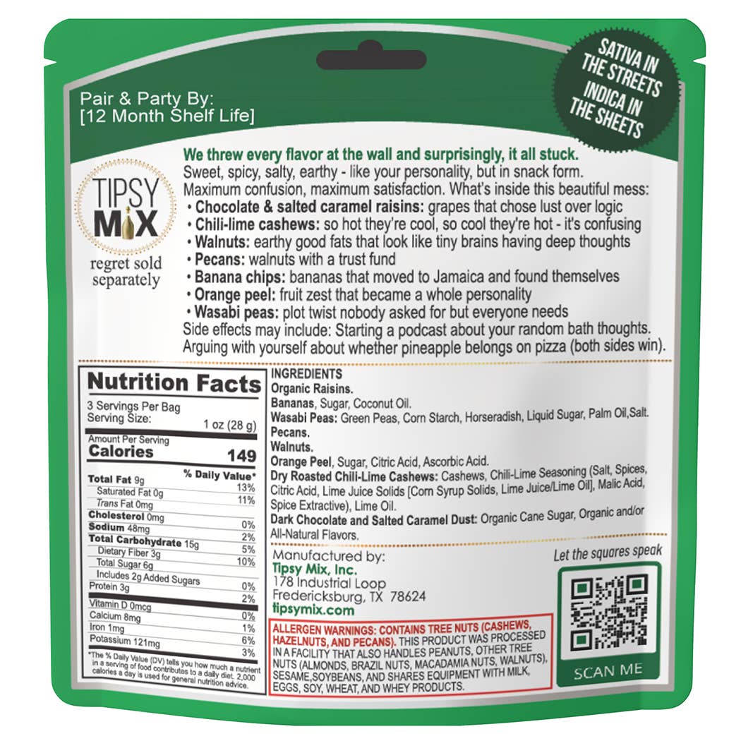 Tipsy Mix - 09. Cannabis-Paired Trail Mix - Hybrid Strain