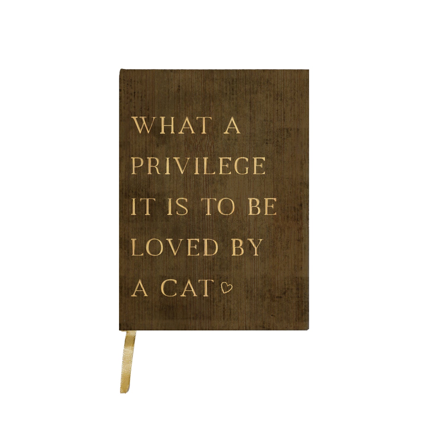 What A Privilege Cat Journal