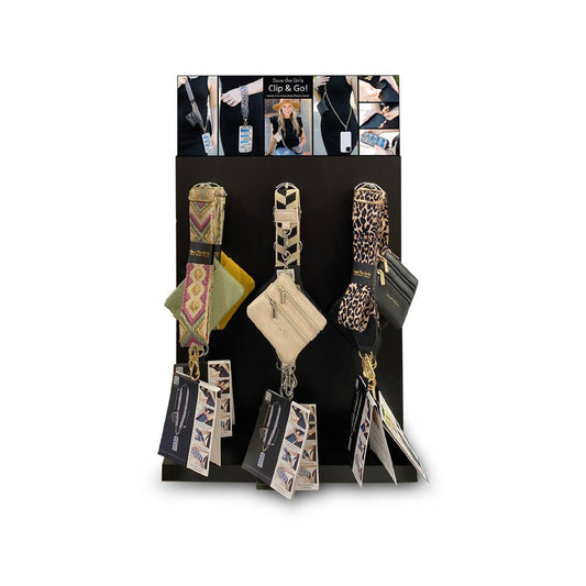 Save The Girls - Black Rotating Table Display
