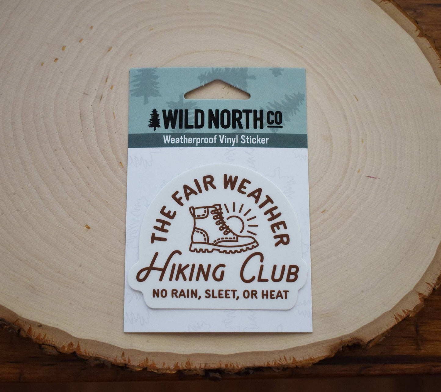 Wild North Co - Hiking Club Sticker