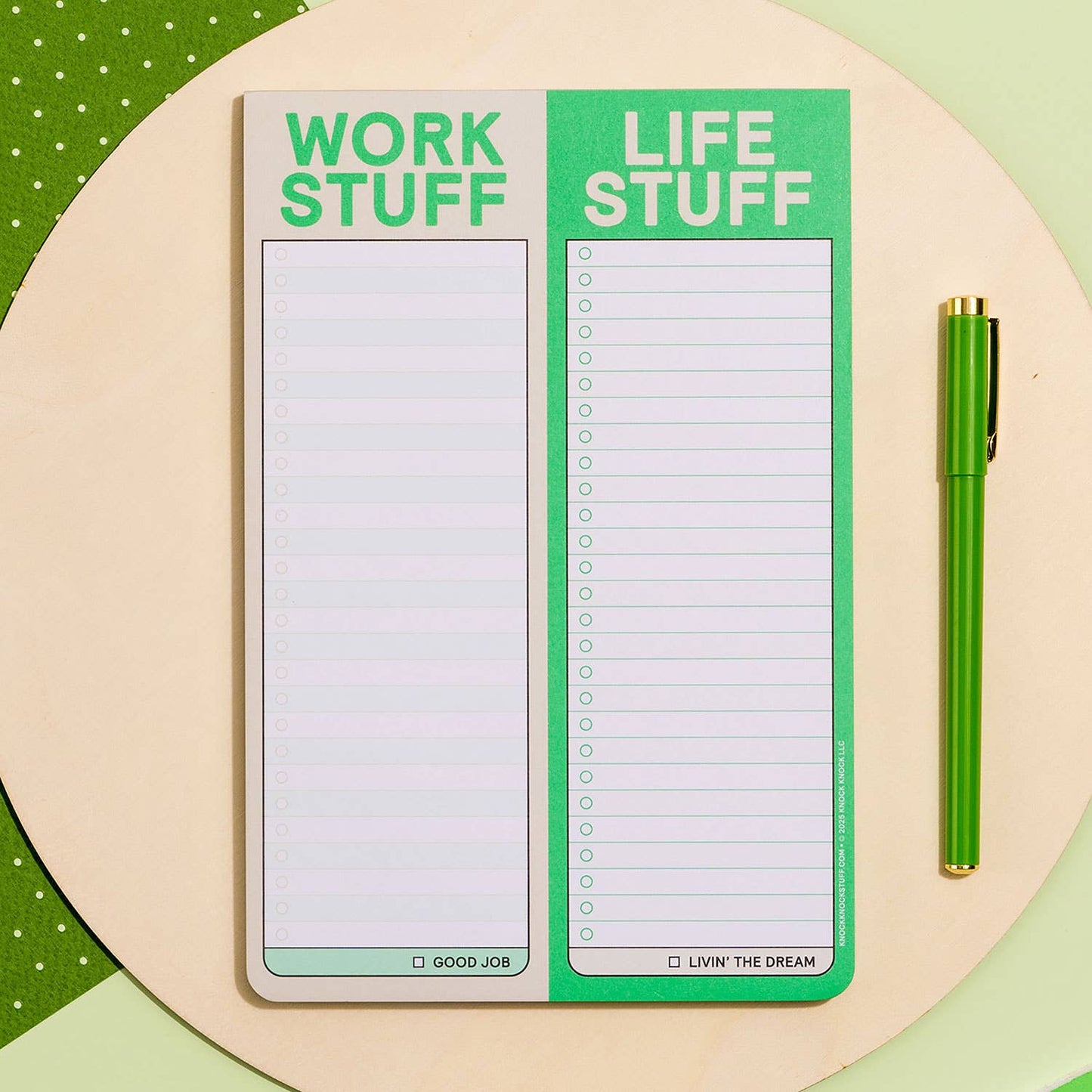 Work Stuff / Life Stuff  Pad