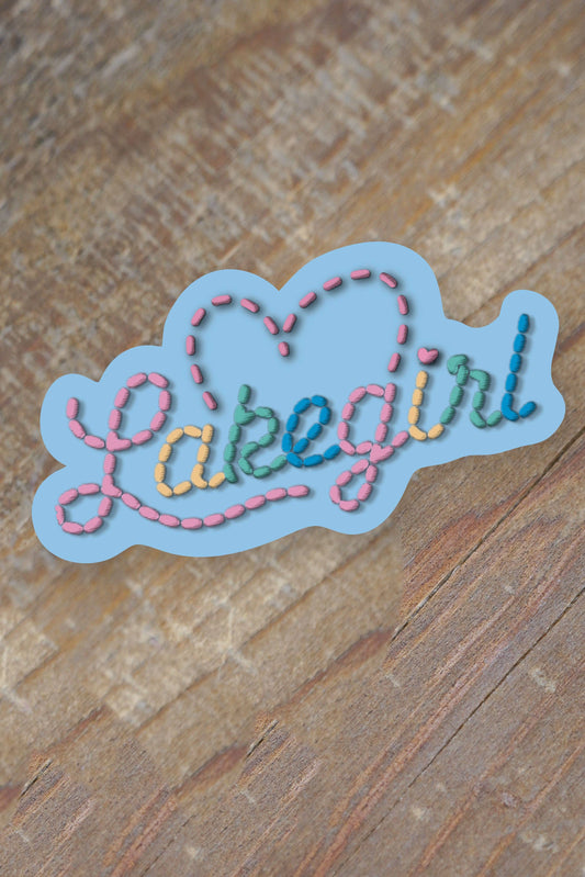 Lakegirl - Lakegirl Chain Heart Sticker