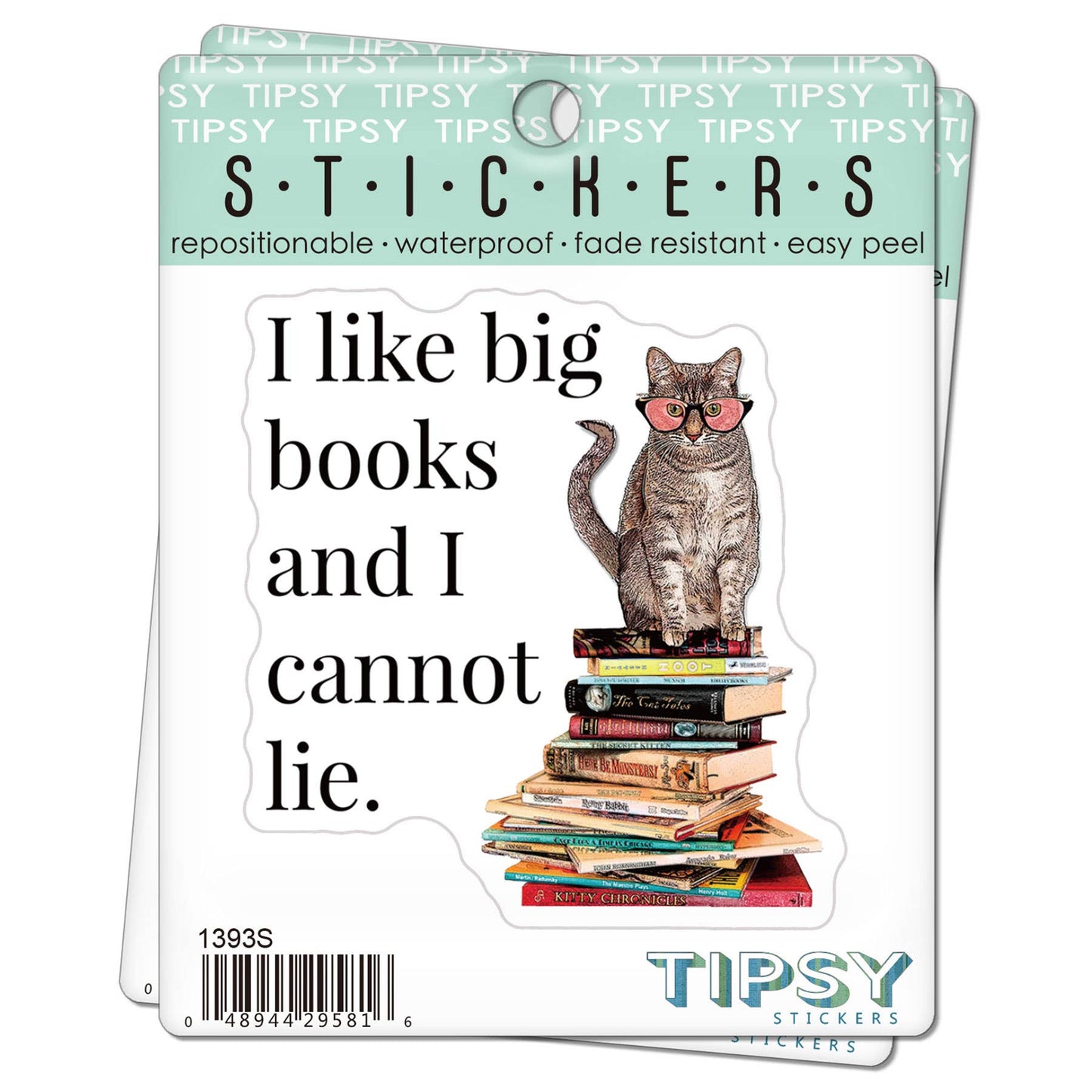 Sticker I like big books