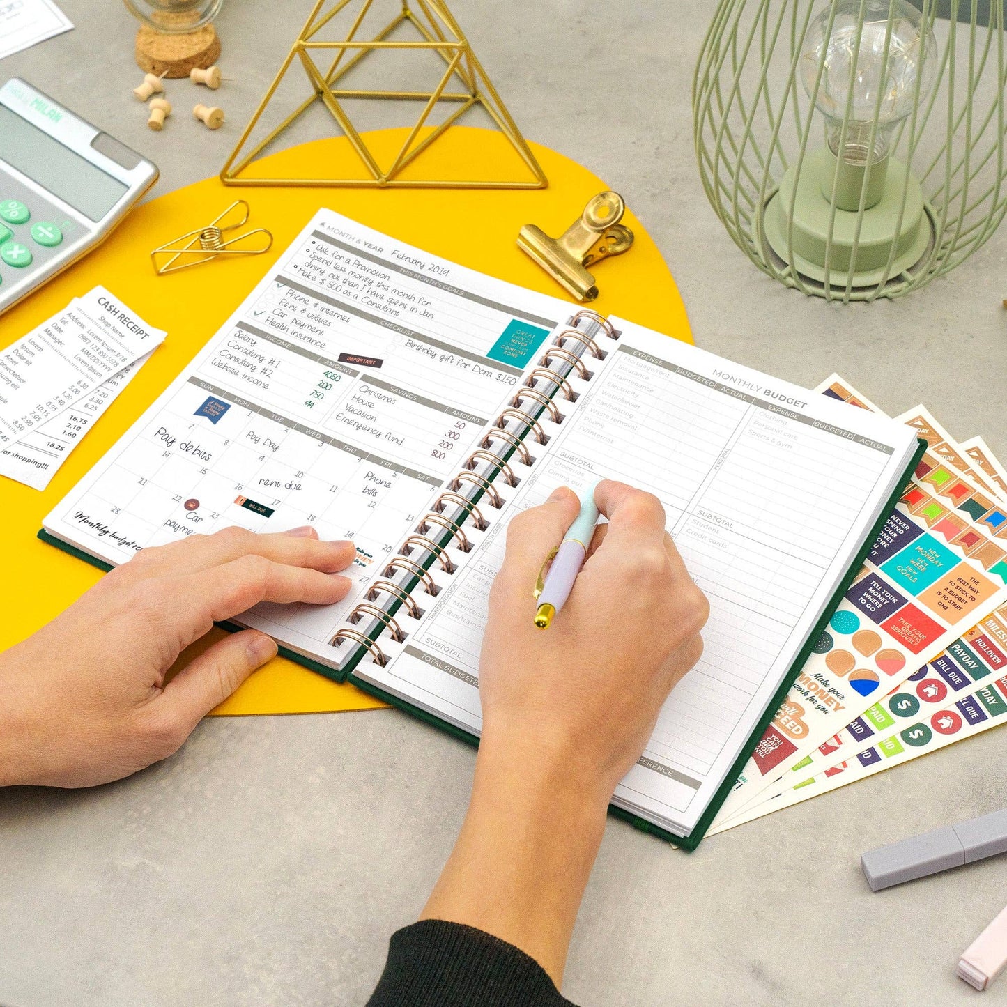 Budget Planner Spiral A5