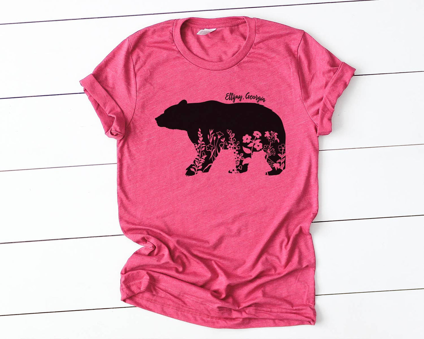 Floral Bear T shirt