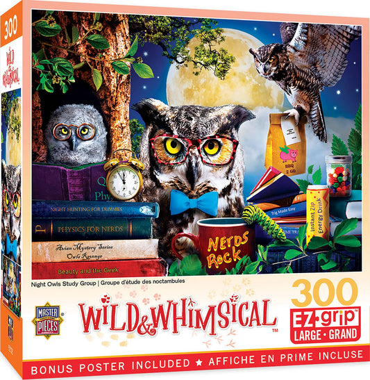 Owls Study Group 300 Piece EZ Grip Puzzle
