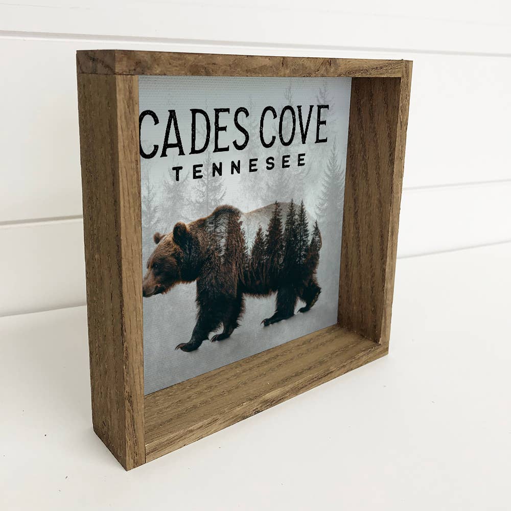 Bear Pine Trees DCL Sign