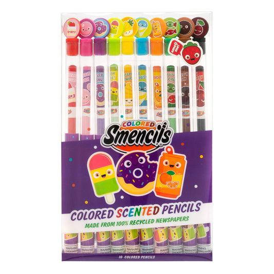 Scentco, Inc - Colored Smencils - Scented Colored Pencils - 10 Count