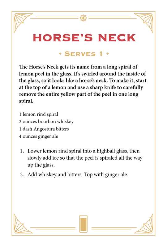 Whiskey Cocktail Cards A–Z