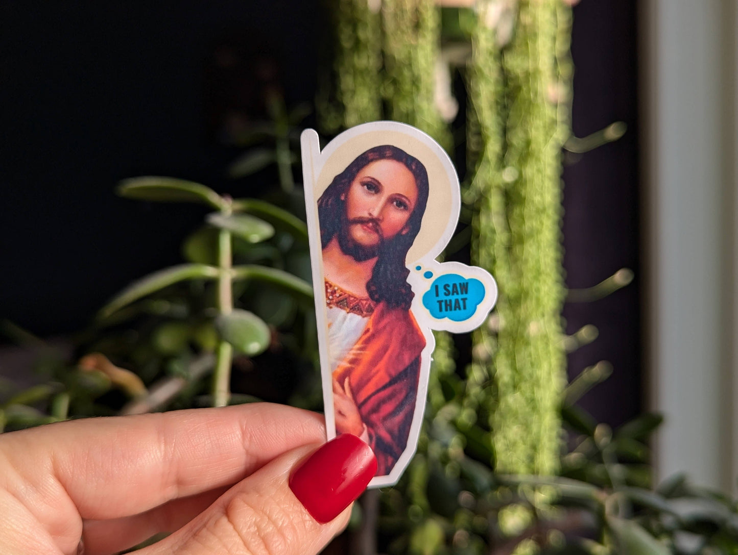 I saw that sticker