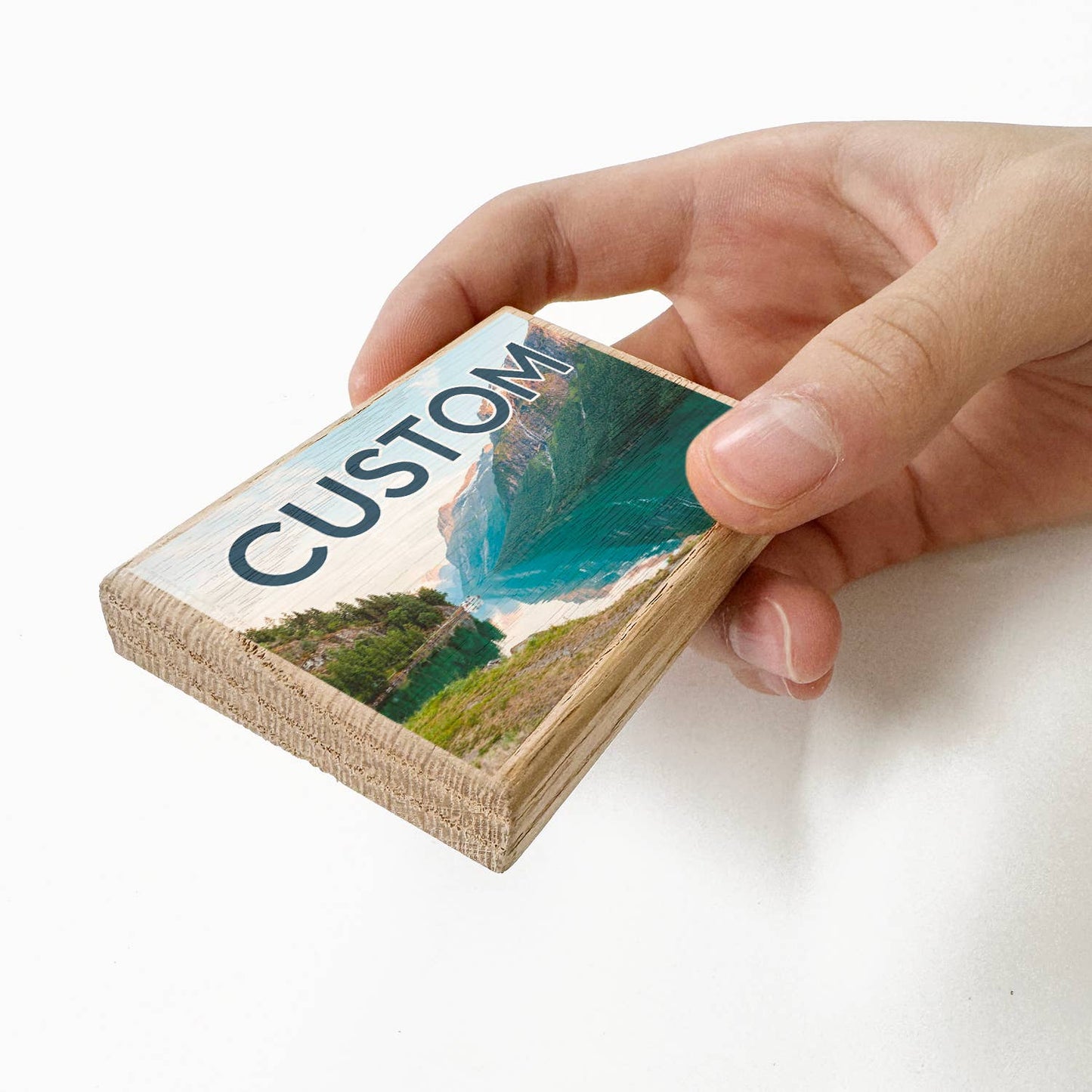 Deep Creek Wood Fridge Magnets