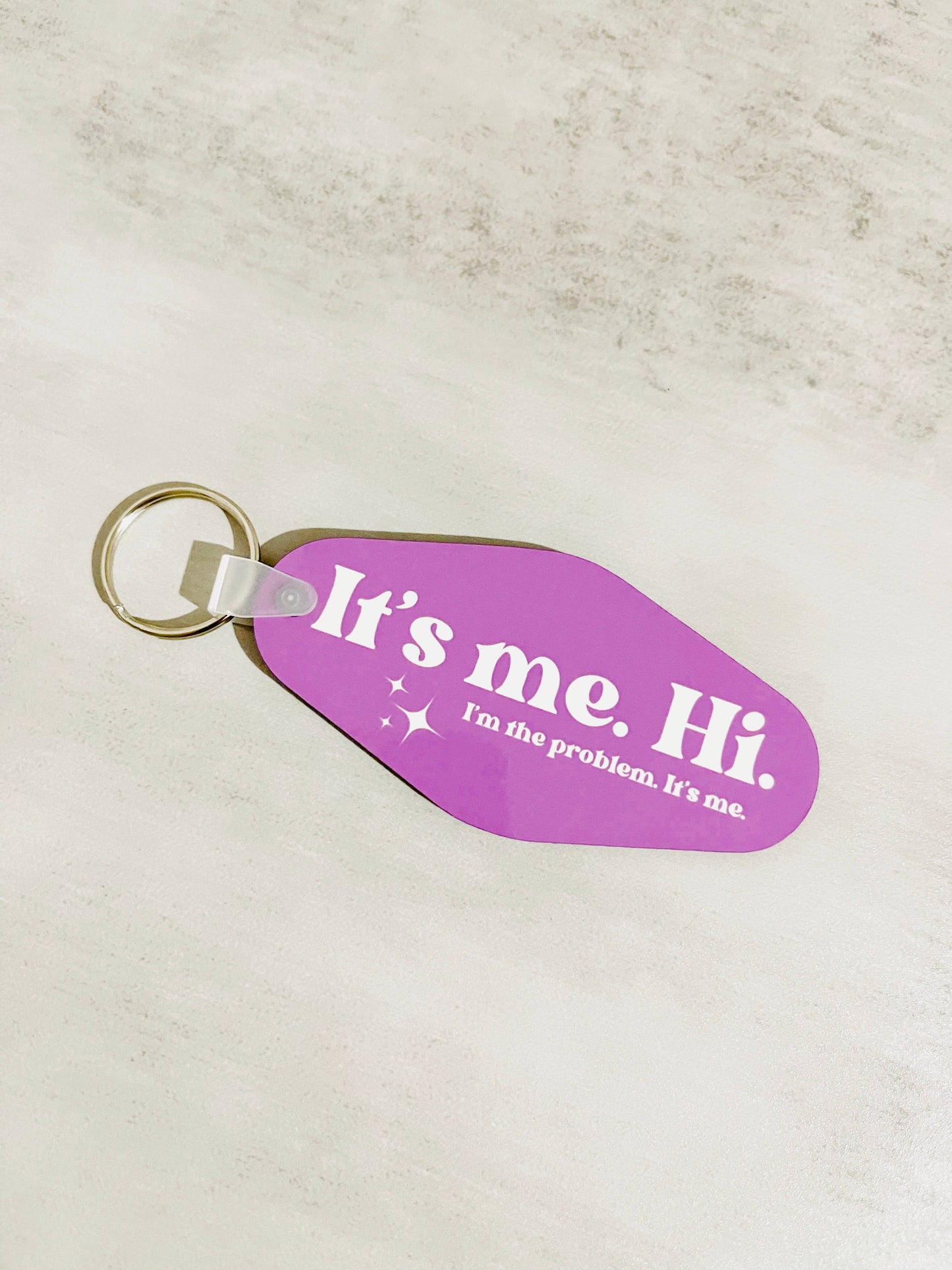 Sonny Rising - Motel Style Keychain, Taylor Inspired It's Me Design