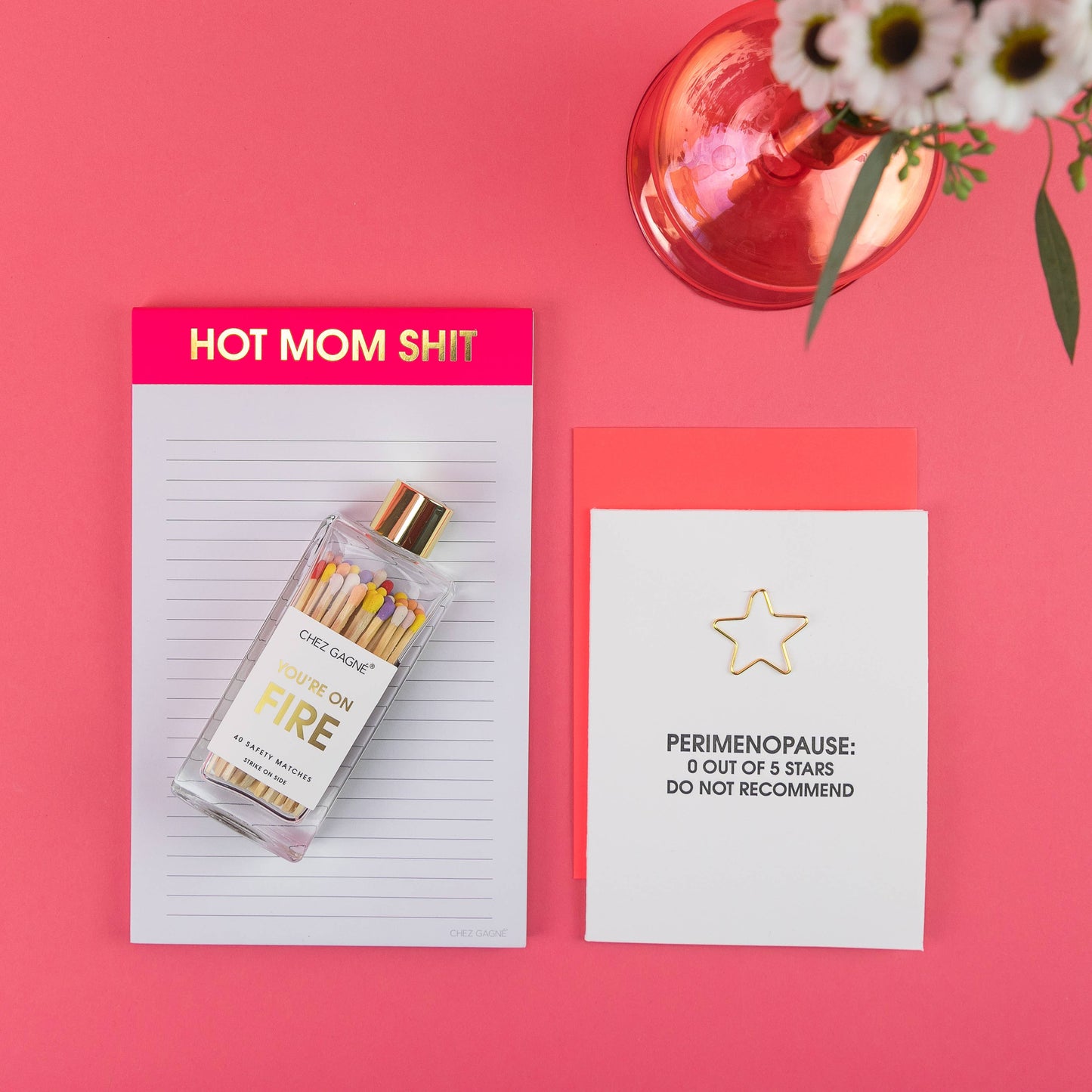 You're on Fire - Glass Bottle Safety Matches