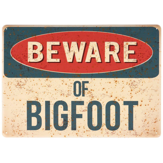 Beware Of Bigfoot Wall Decor
