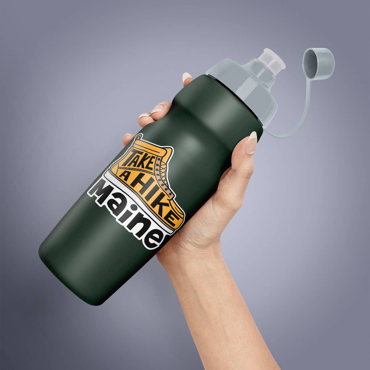 RetroPlanet - Take A Hike Name Drop Die Cut Sticker