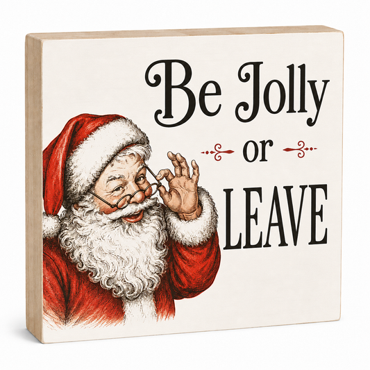 Be Jolly or Leave
