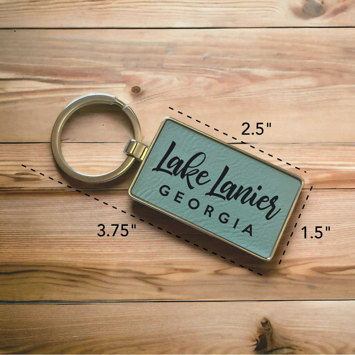 DCL Leatherette + Metal Keychain