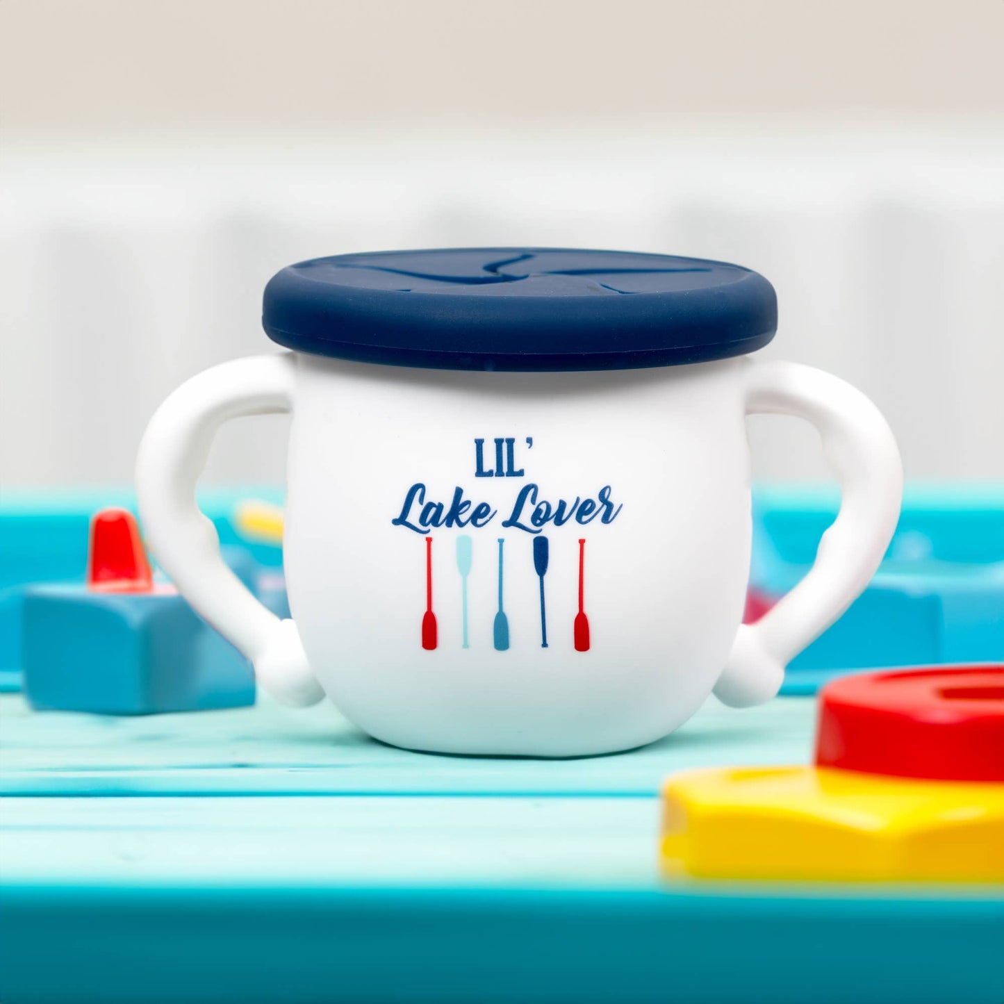 Pavilion - Lake Lover - 3" Silicone Snack Bowl with Lid