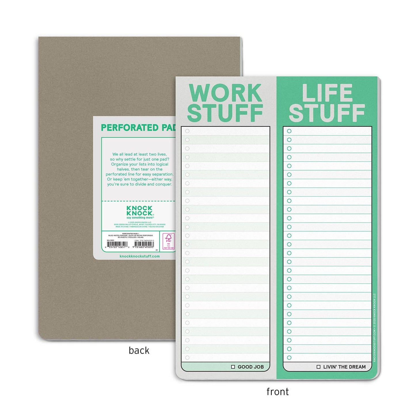 Work Stuff / Life Stuff  Pad