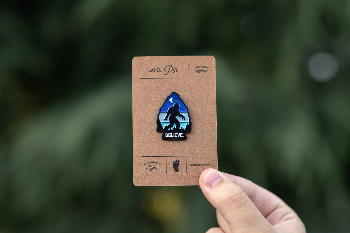 Bigfoot Believe Pin
