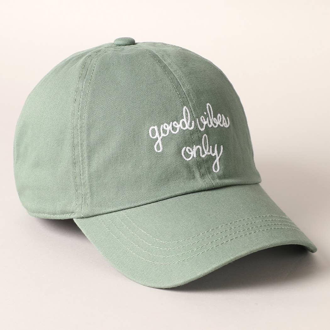 Good Vibes Only Cap