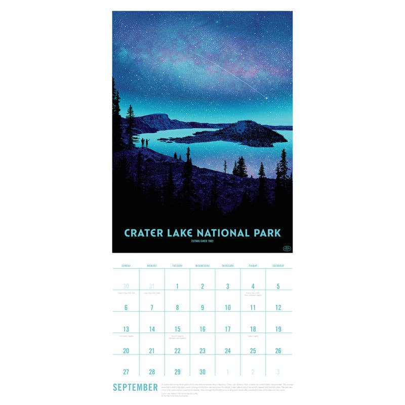 Insight Editions - 2026 The Art of the National Parks Wall Calendar