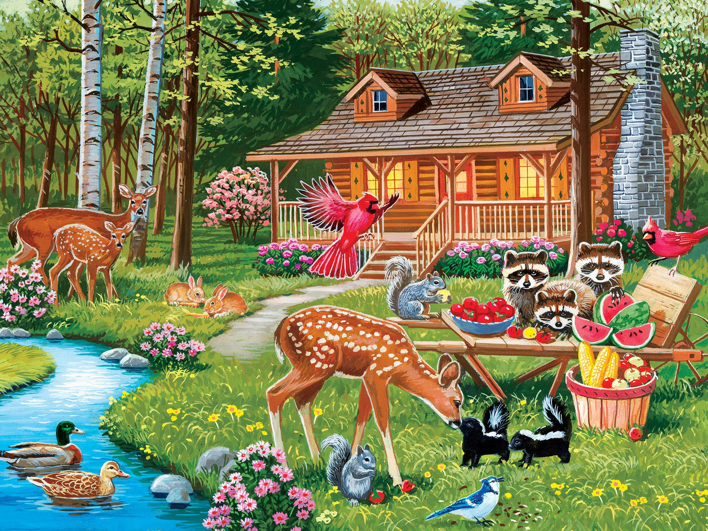 Creekside Gathering 400 Piece Puzzle