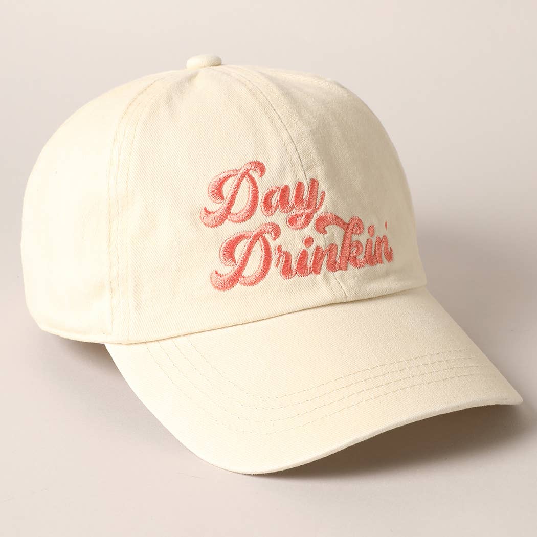 Day Drinkin' Embroidered Cap