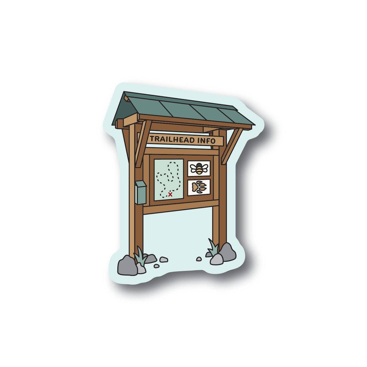 Wild North Co - Trailhead Kiosk Sticker