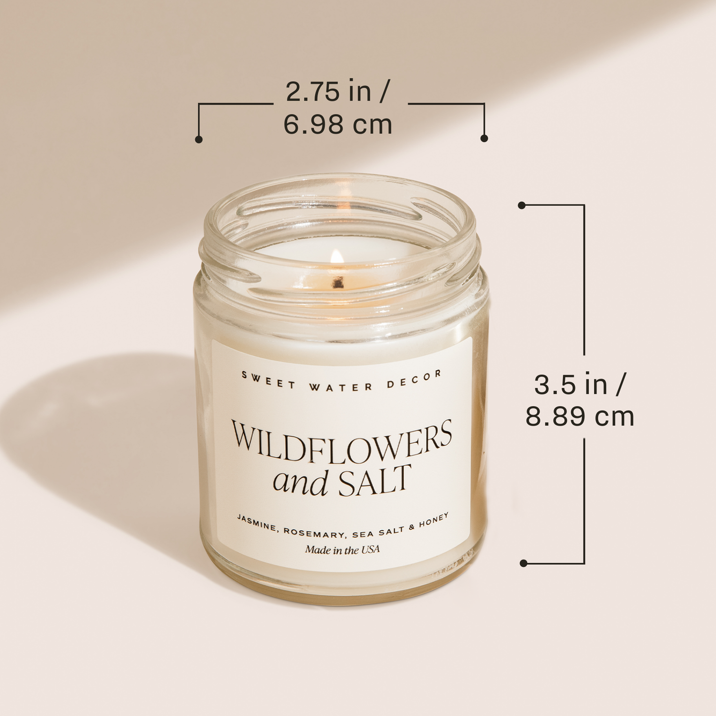 Warm and Cozy 9 oz Soy Candle (Gold Foil) - Fall Home Decor