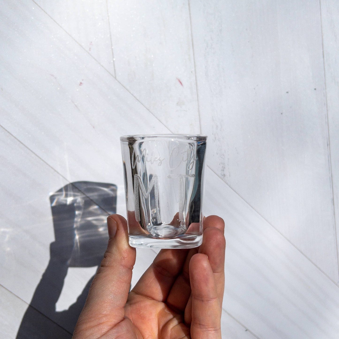 Engraved DCL Shot Glass