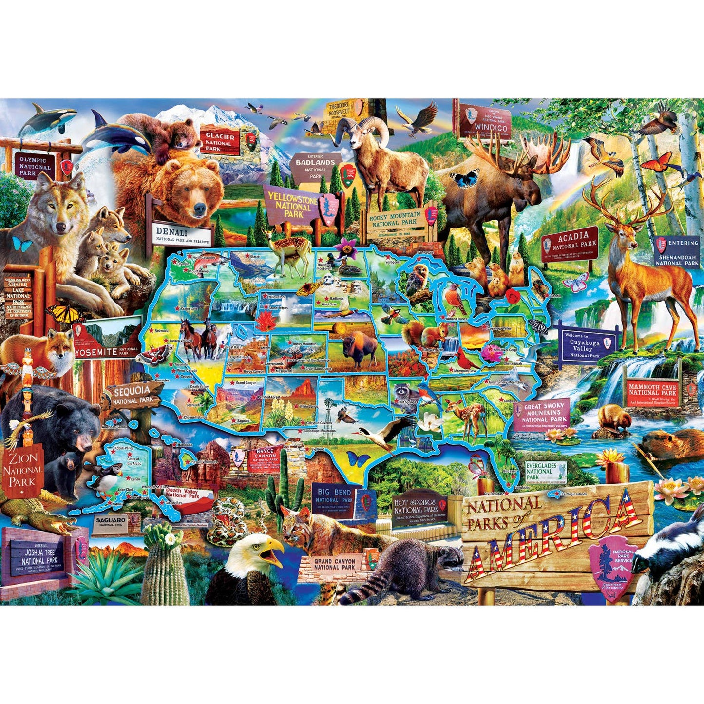 National Parks of America 1000 Piece Puzzle