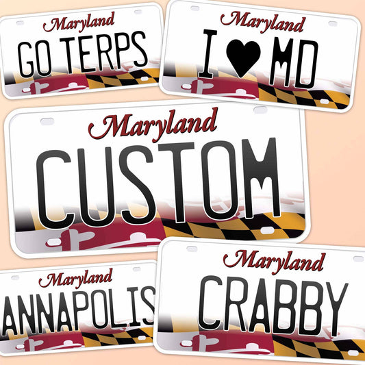 MD License Plate Deep Creek