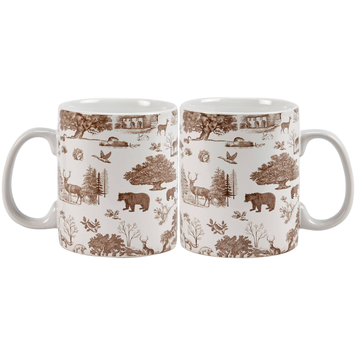 Cabin Toile Mug