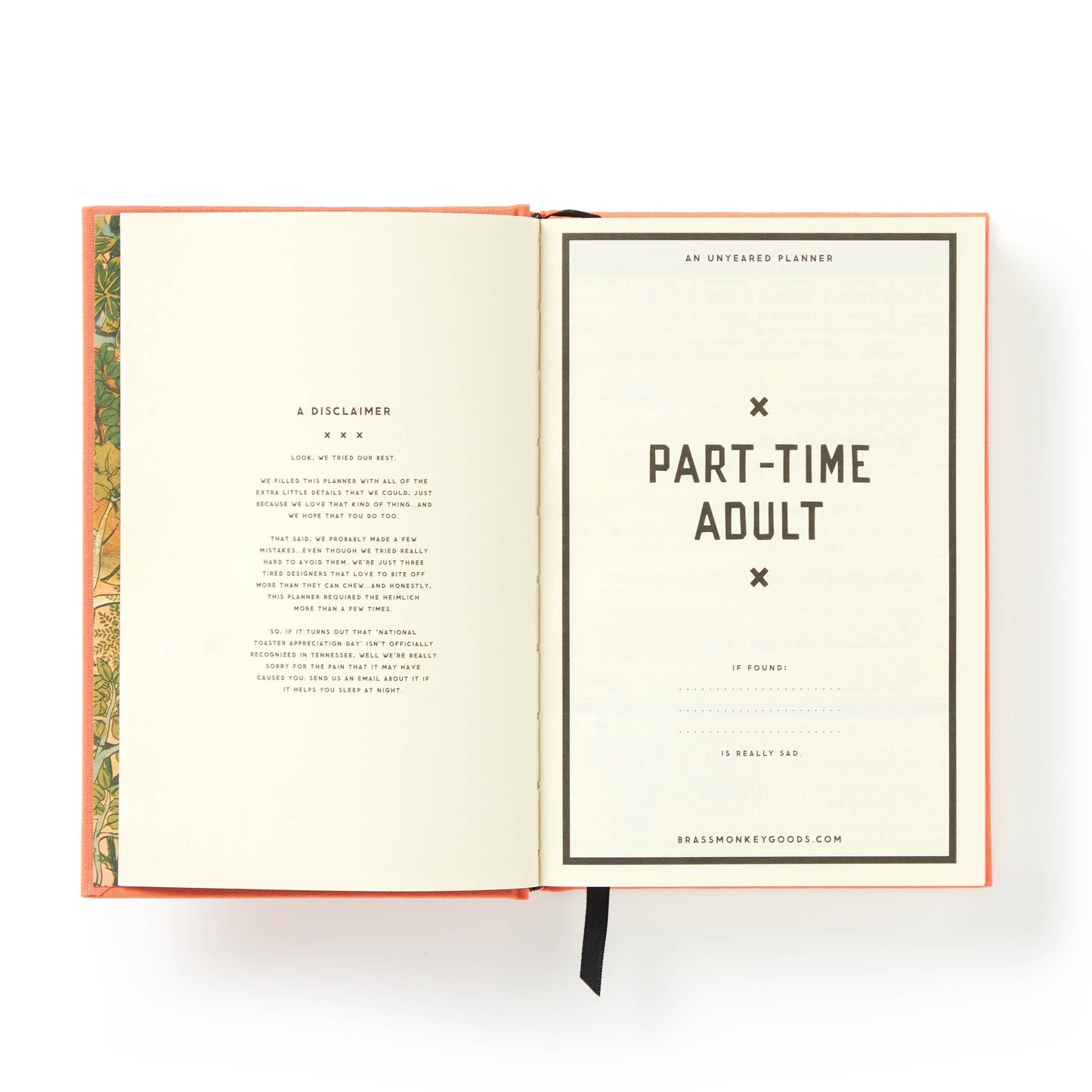 Part-Time Adult Daily Planner