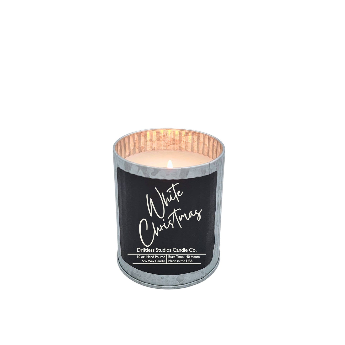 White Christmas Candles Soy Wax Candle