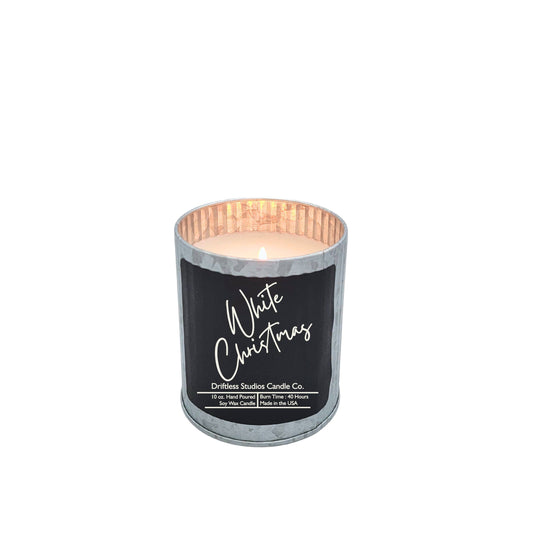 White Christmas Candles Soy Wax Candle