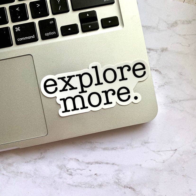 Elyse Breanne Design - Explore More Sticker 4x1.75in