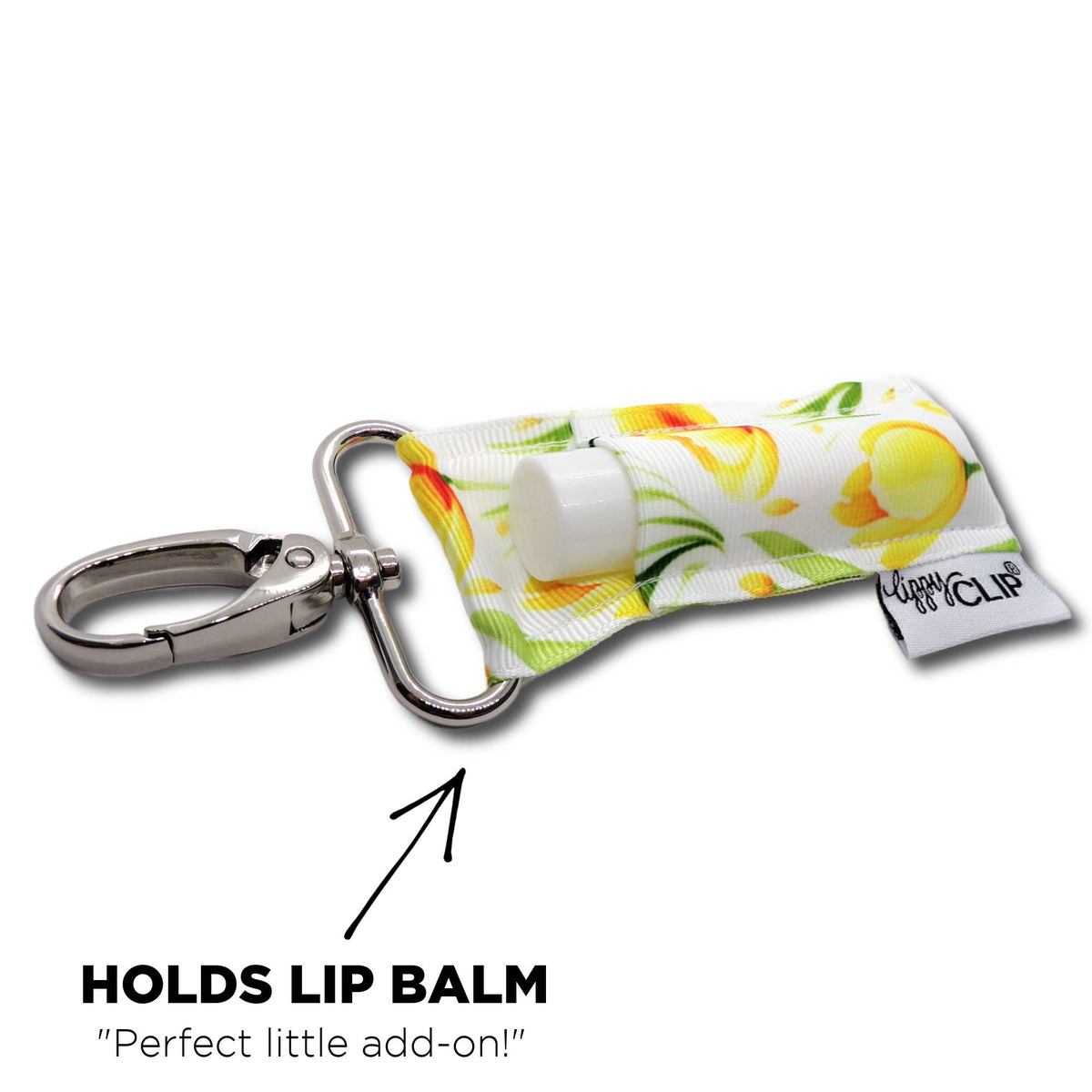 Yellow Tulips LippyClip® Lip Balm Holder