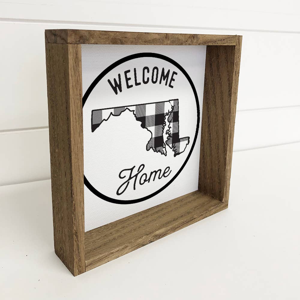 Maryland Wood Sign