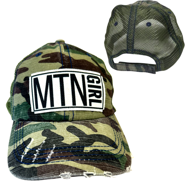 MOUNTAIN GIRL |DISTRESSED Hat