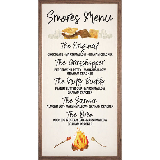 Smores Menu White