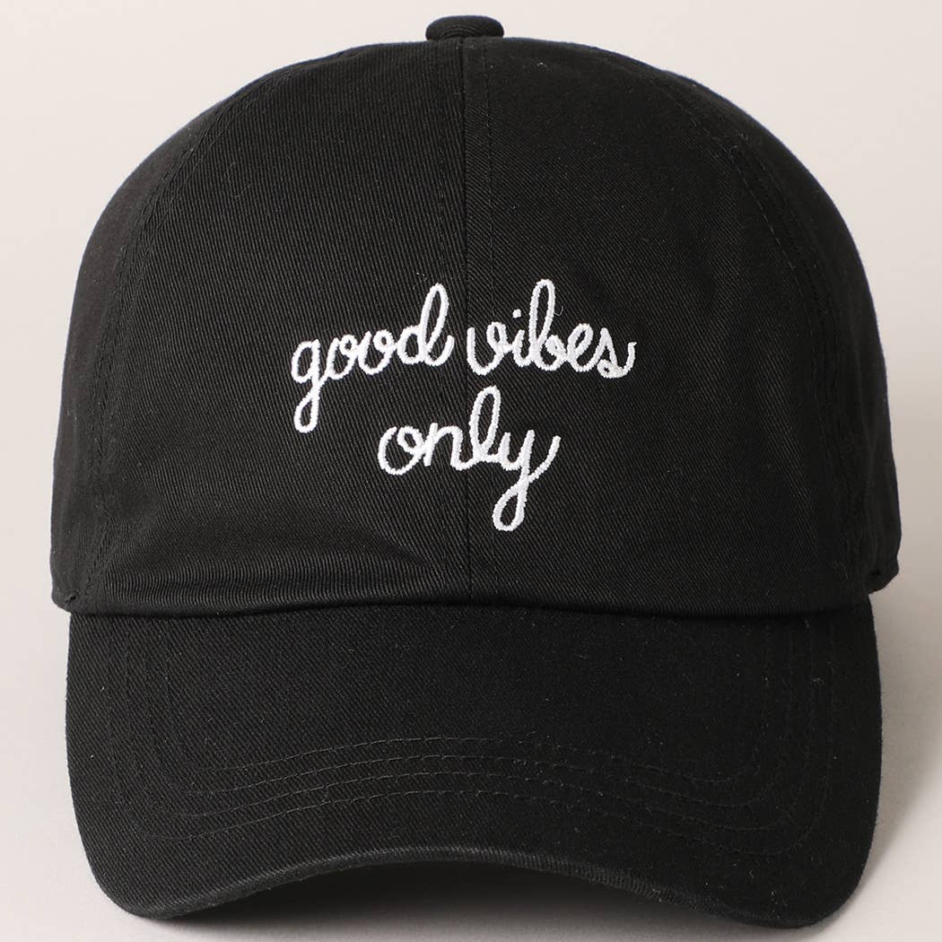 Good Vibes Only Cap