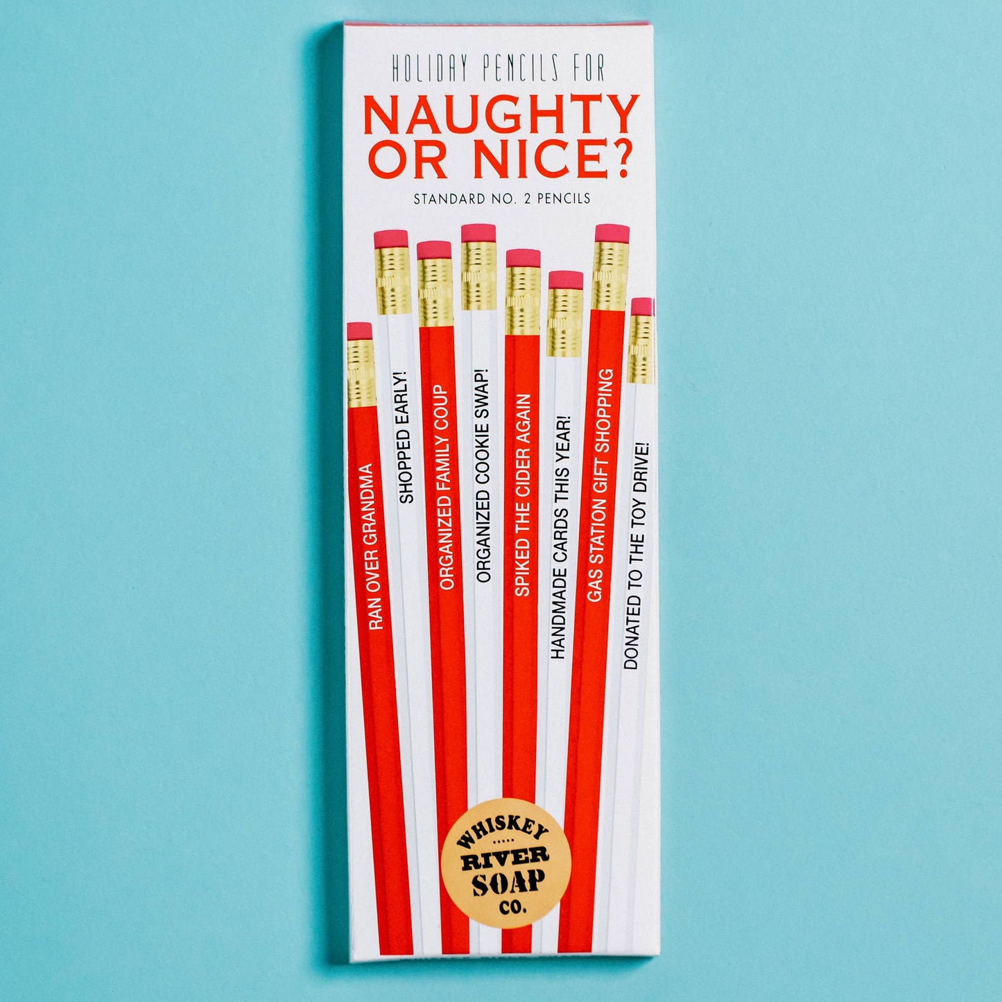 Naughty or Nice Pencils | Holiday Pencils