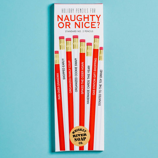 Naughty or Nice Pencils | Holiday Pencils