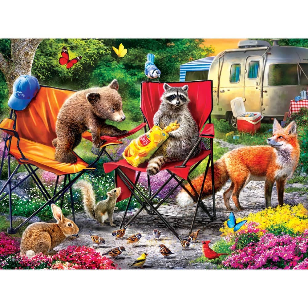 Snack Bandits 300 Piece EZ Grip Jigsaw Puzzle