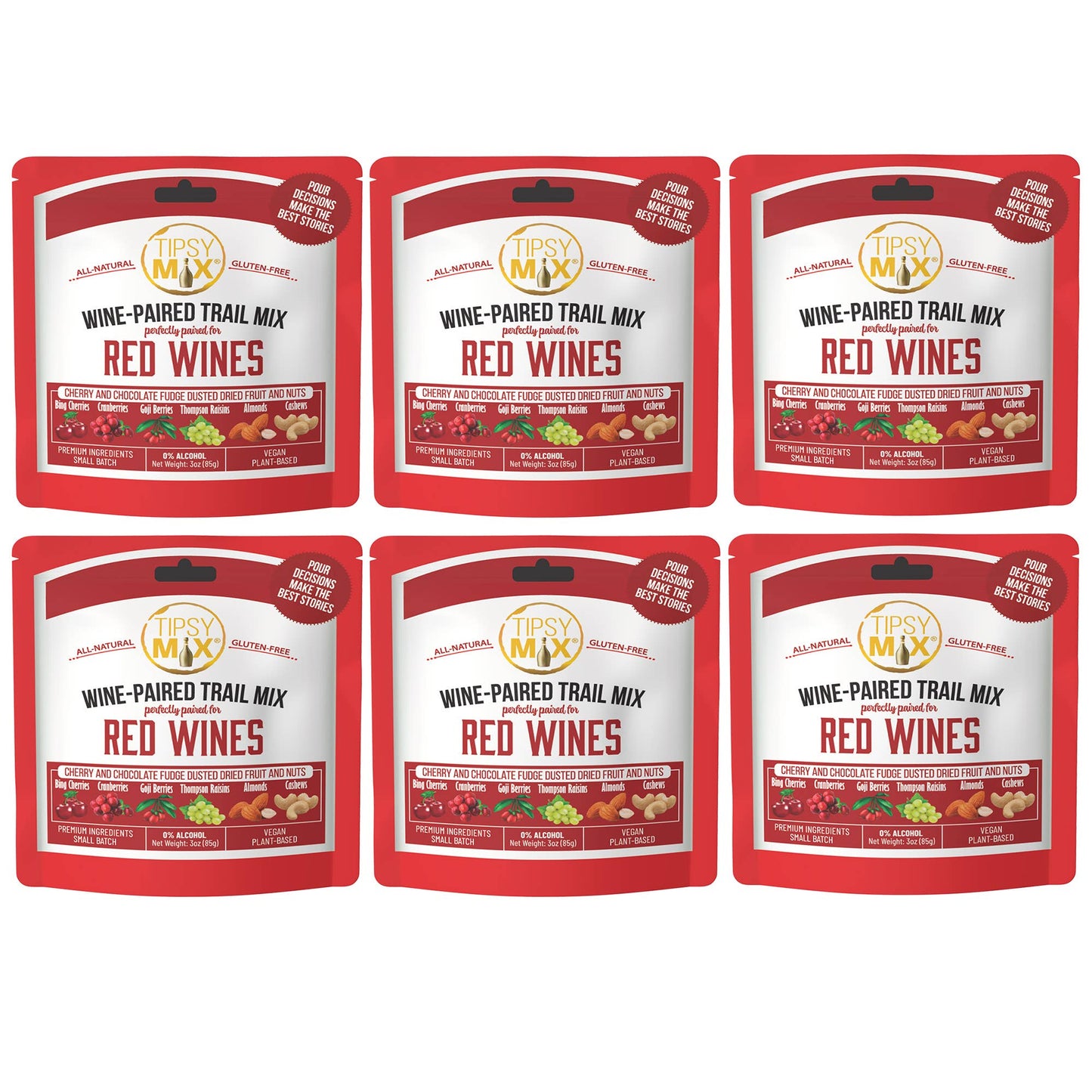 Wine-Paired Trail Mix - Red Wines
