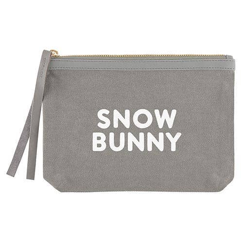 Canvas Pouch - Snow Bunny