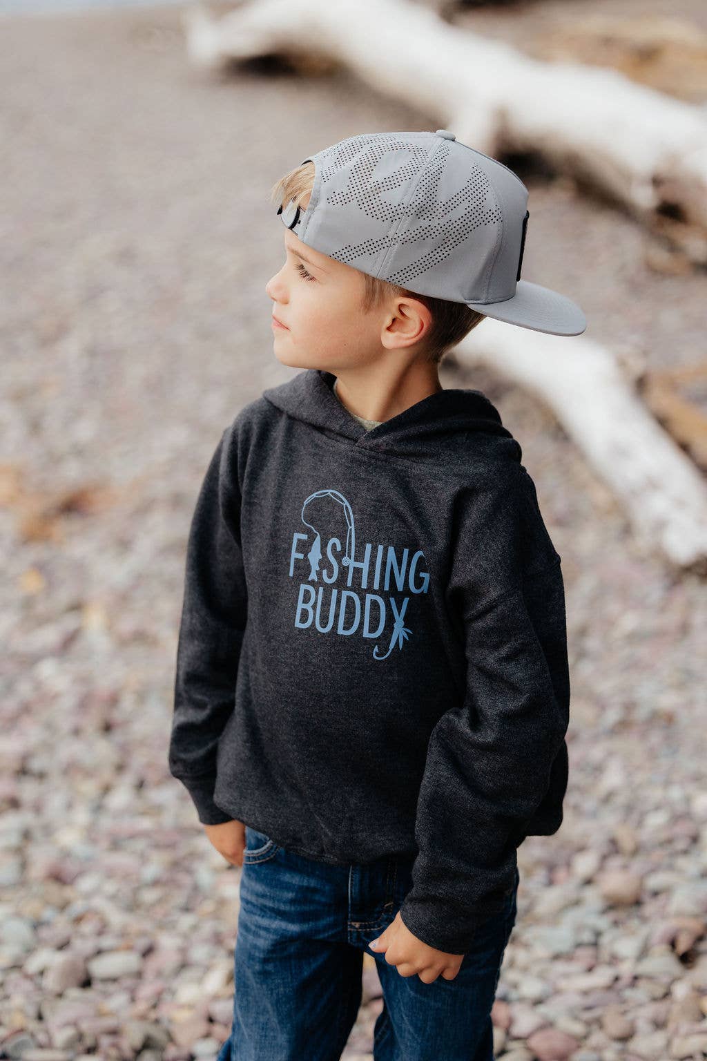 Fishing Buddy Toddler Hoodie