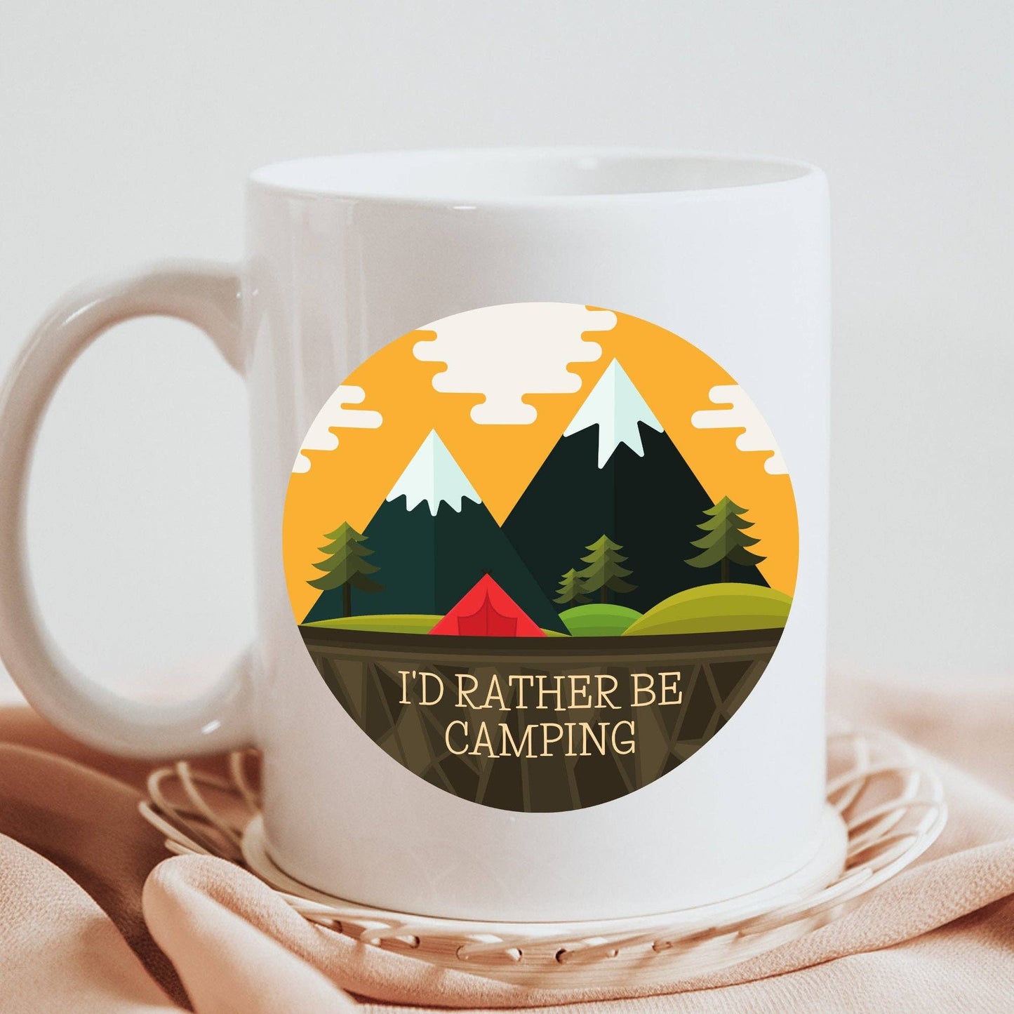 I'd  Rather Be Camping Mug